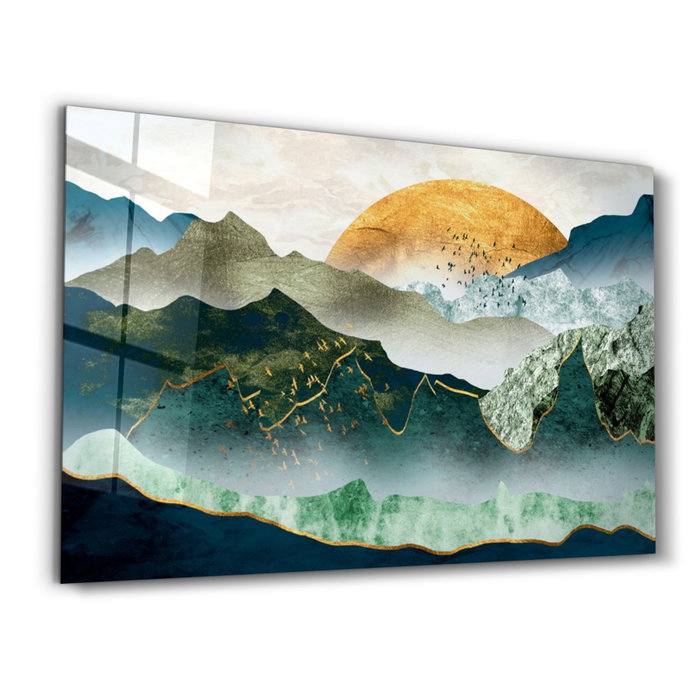 Wallity CAM-1060 Pintura Decorativa de Vidrio Templado Multicolor 46 x 72 cm Wallity CAM-1060 Pintura Decorativa de Vidrio Templado Multicolor 46 x 72 cm